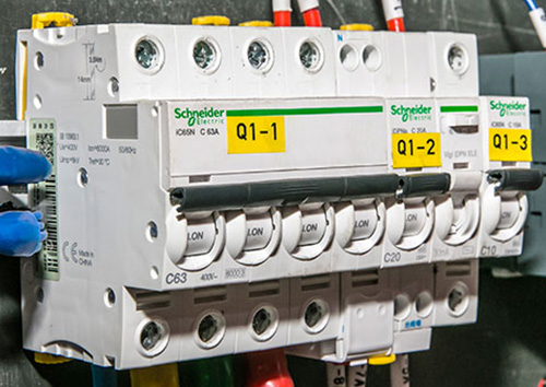 Electrical components of automated casting molding machines