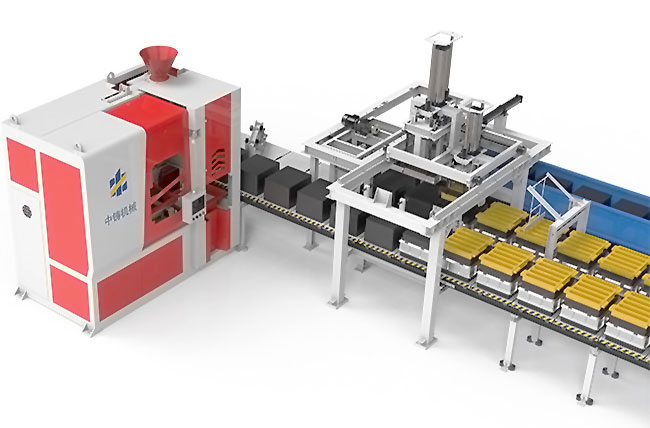 Automatic horizontal molding line for Sand casting
