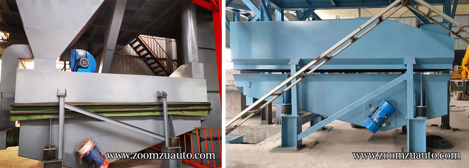 Vibration boiling cooling bed