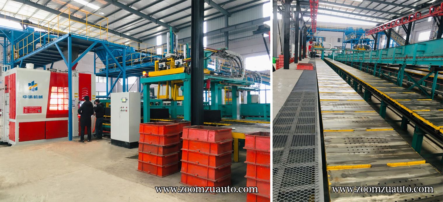 Clay sand molding machine