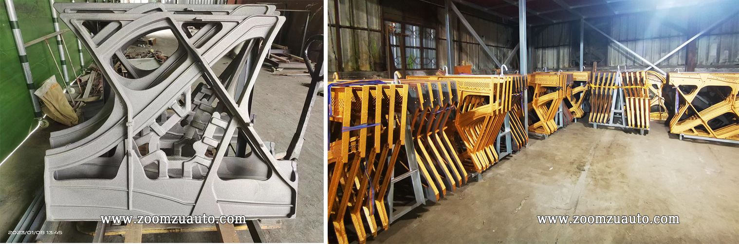 Piano frame casting