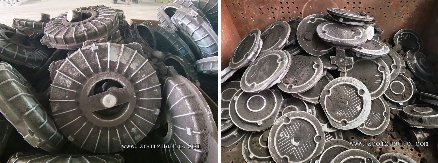 Automatic casting molding line for motor end cover castings