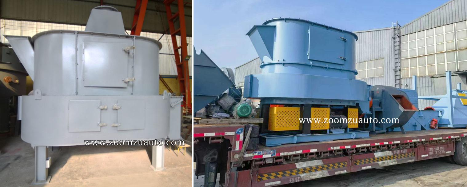 Casting hot sand cooling equipment