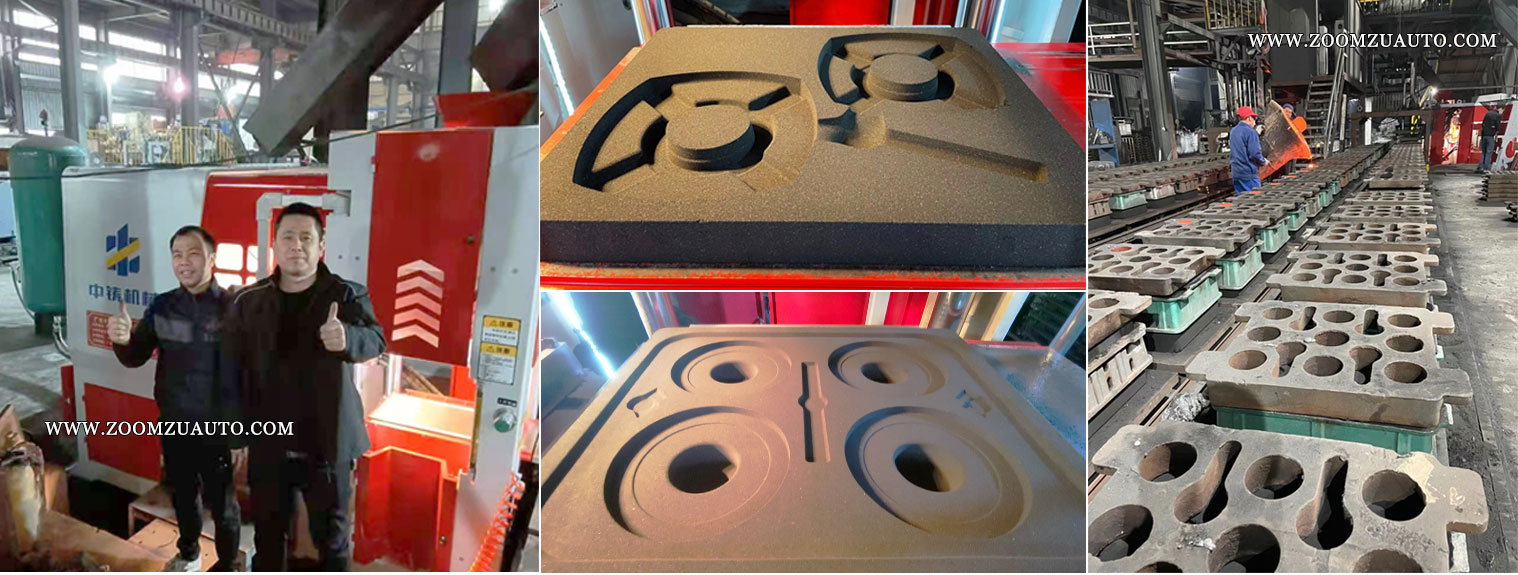 Automated molding equipment for sand molds