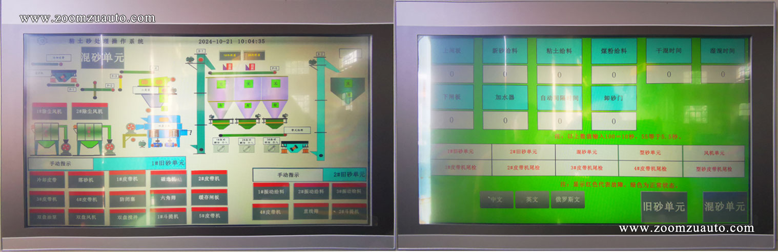 Electric Control System for Casting Sand Mixing