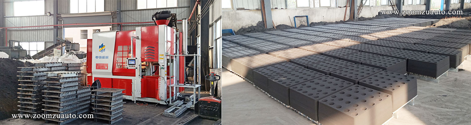 Green sand molding machine