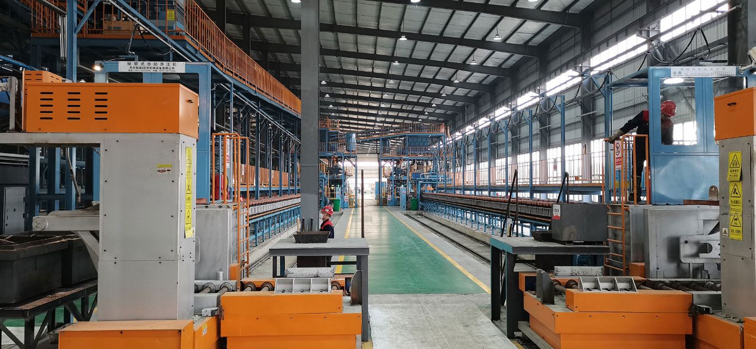 Green sand automated casting equipment