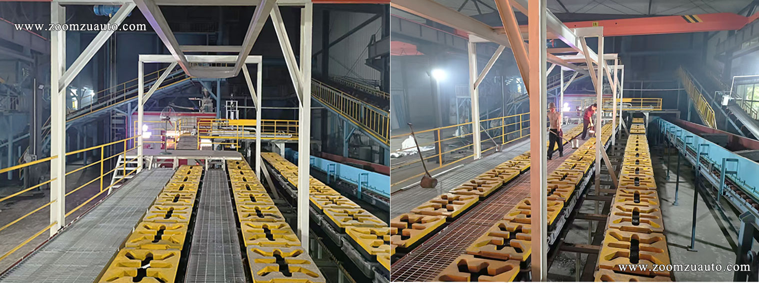 Automated casting molding line