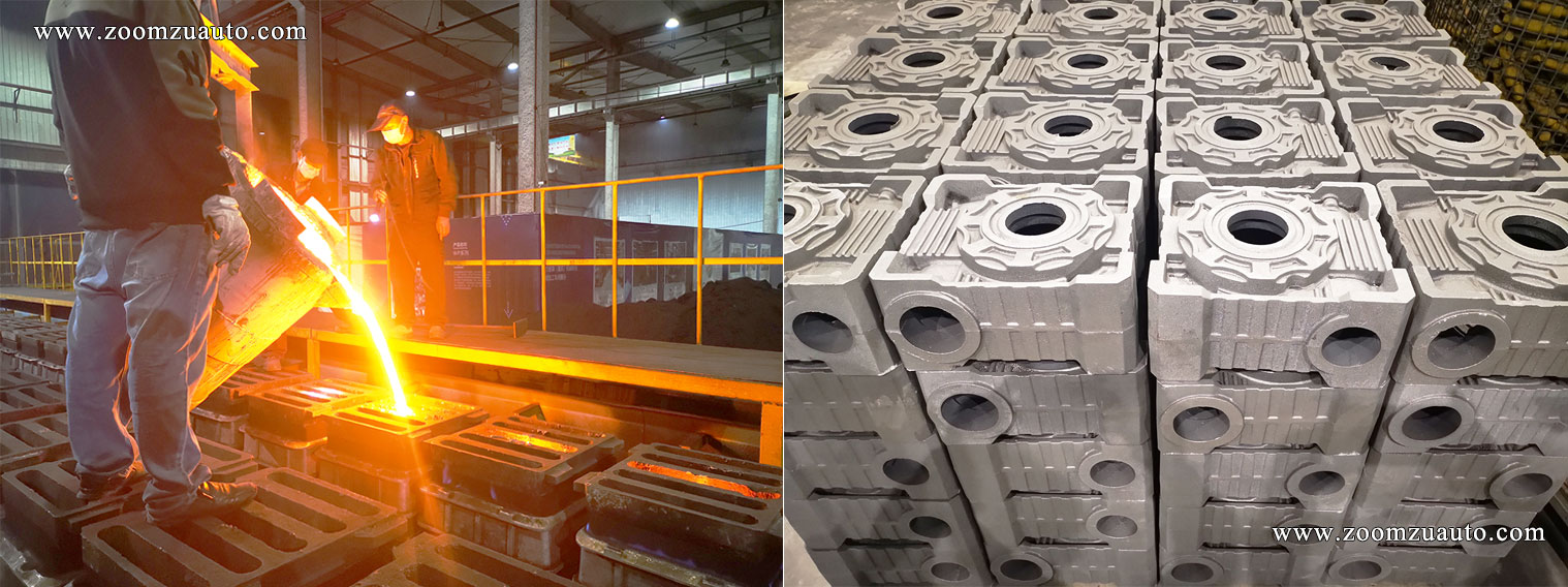 Casting of gearbox housing Casting of gearbox housing