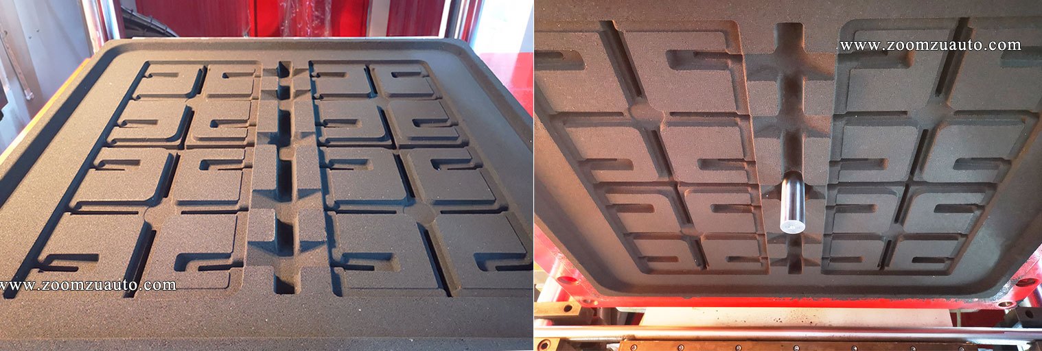 Casting design of cast iron furnace frame Casting design of cast iron furnace frame