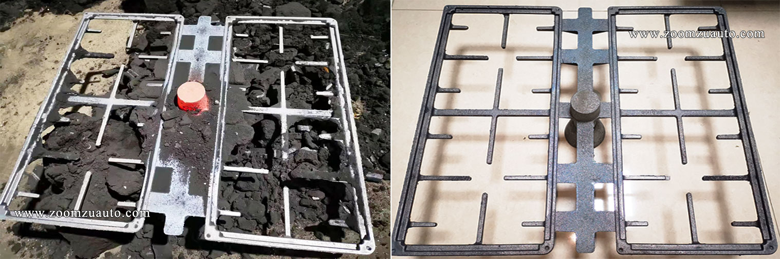 Cast iron furnace frame castings Cast iron furnace frame castings