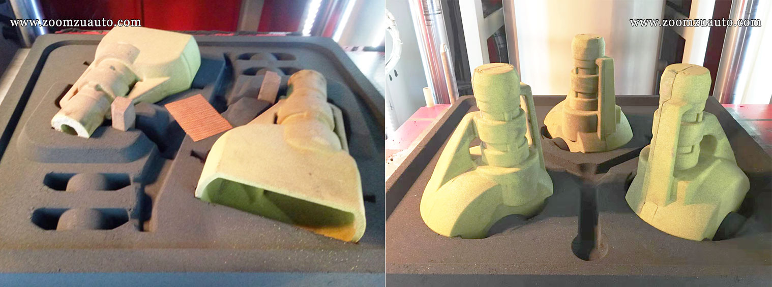 Automated casting and shaping of differential housing