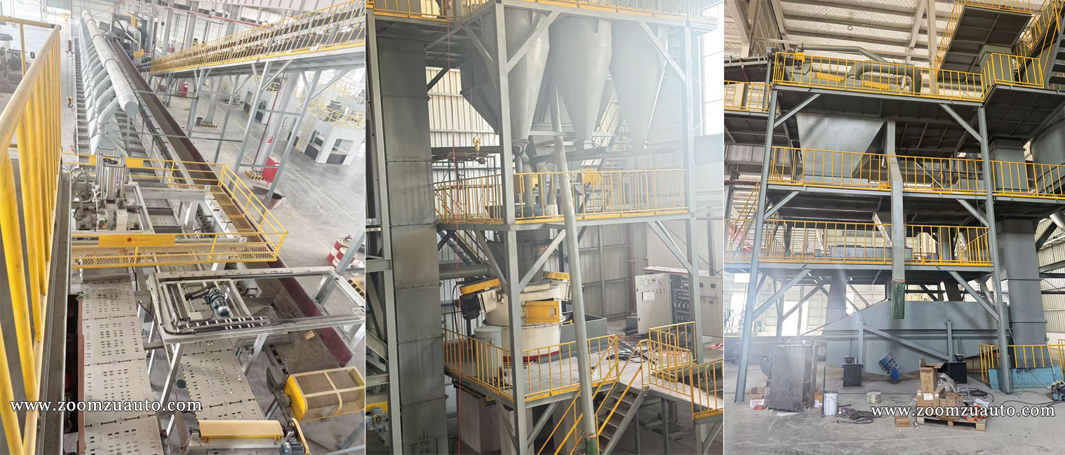 Automated casting molding line