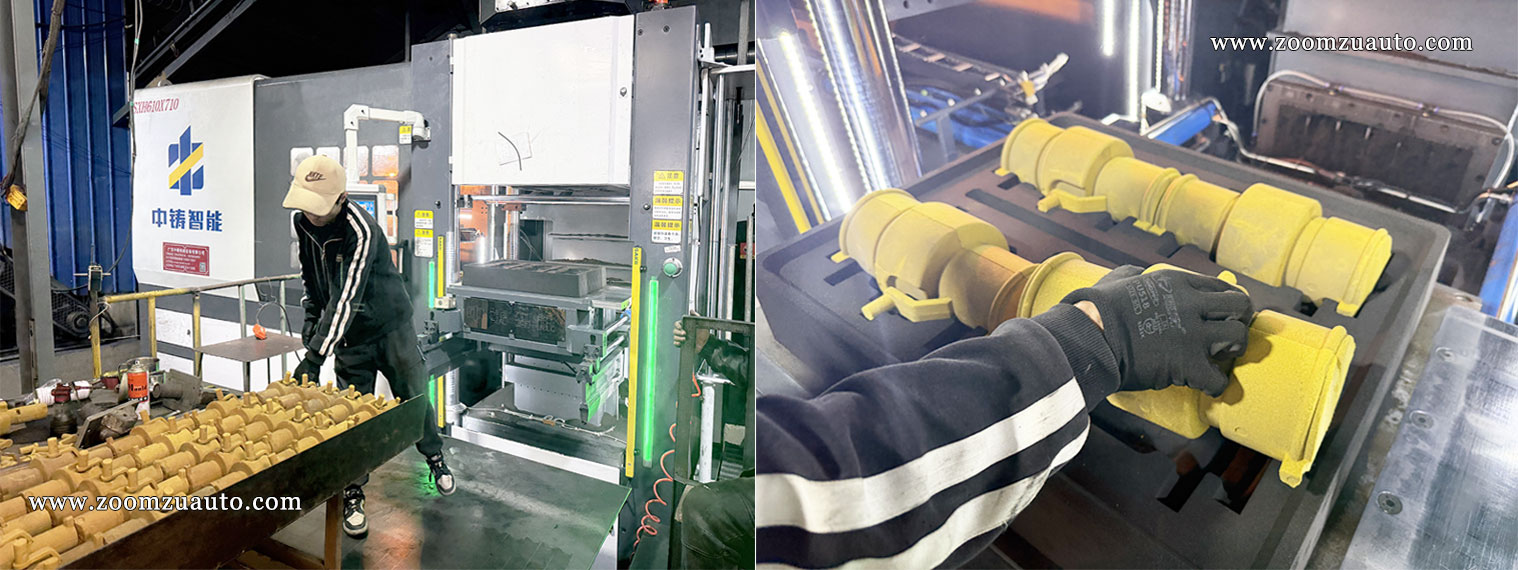 Automated casting molding machine