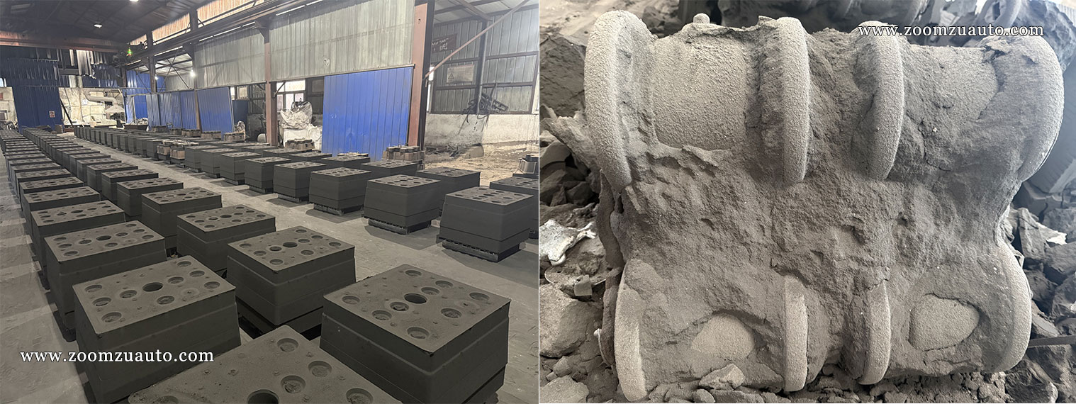 Valve casting workshop
